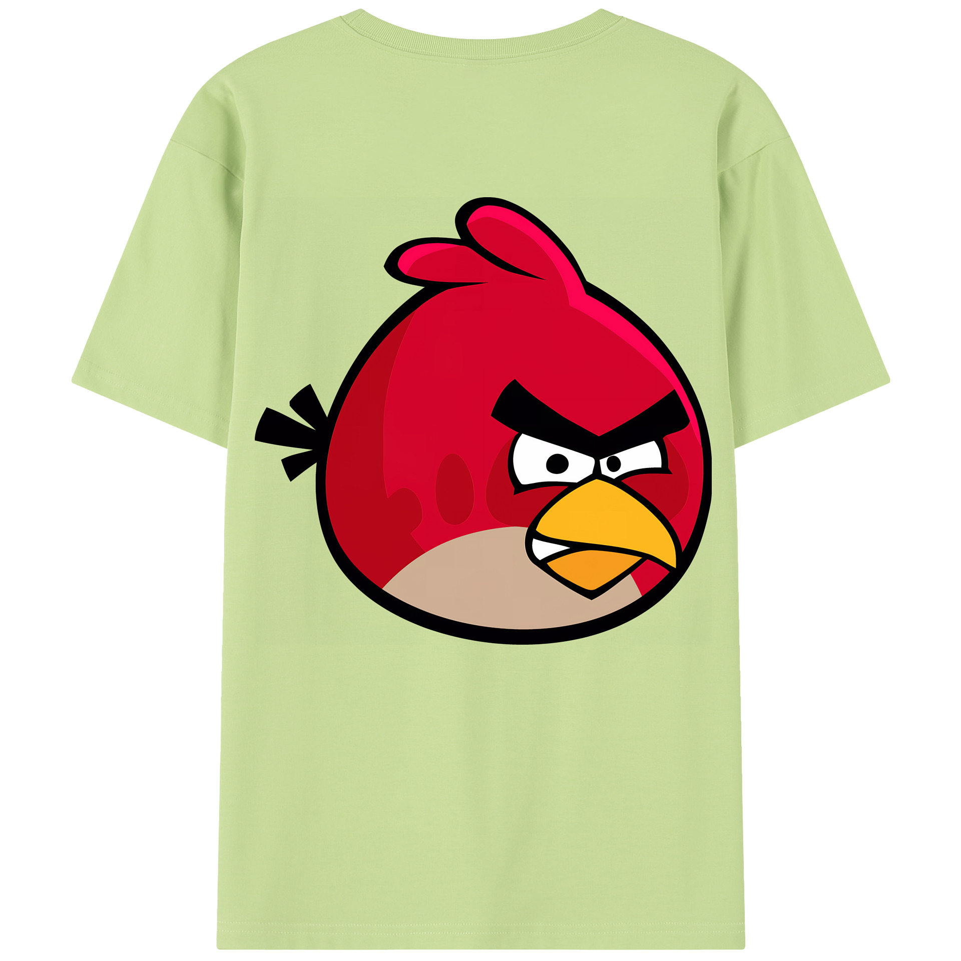 （画像用） Angry Birds アングリーバード 綿100％半袖Tシャツ（背面プリント）